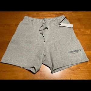 Fear Of God Essentials Core Collection Dark Heather Oatmeal Sweatshort
